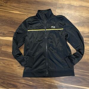 Fila Karik Lightweight Zippered Track Jacket 2 Hip & 2 Inside Pockets | Large
